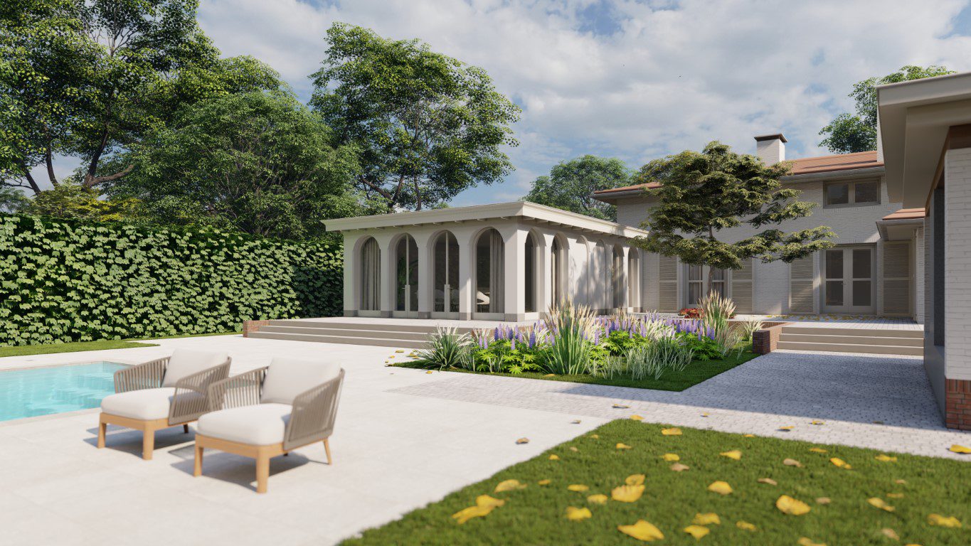 Luxe uitbouw in eigentijdse klassieke stijl